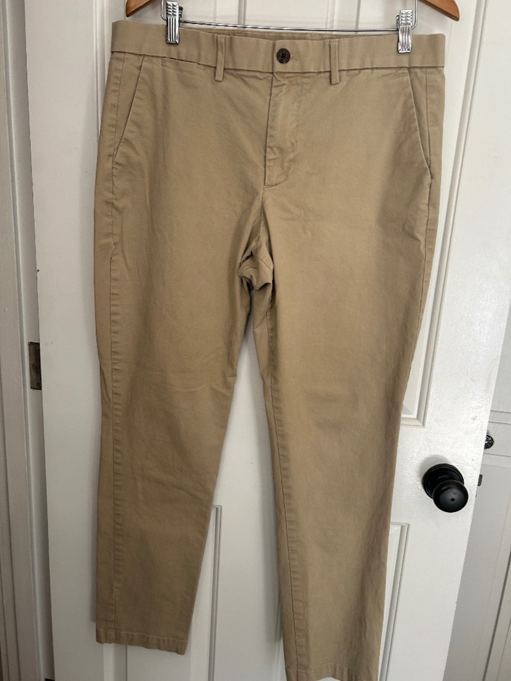 GAP mens slim fit performance khaki - 34 waist 32 length